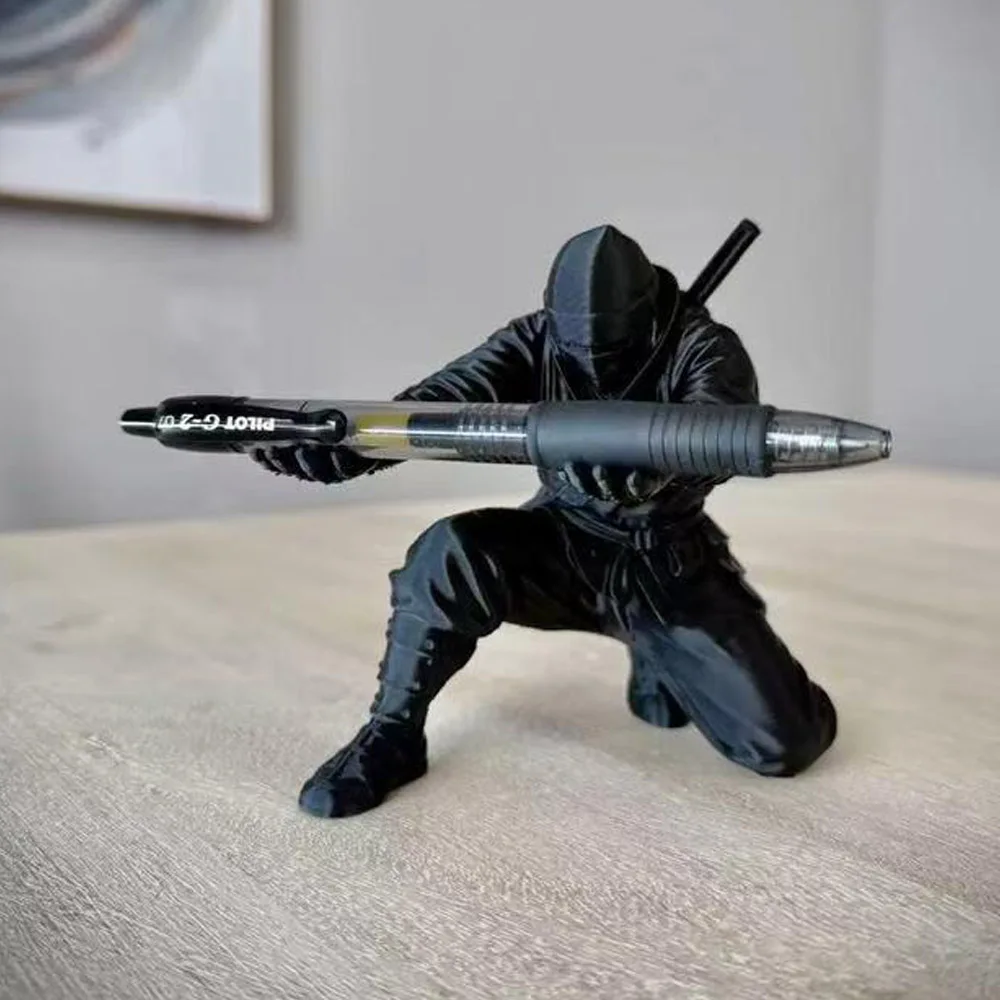 Ninja 3D Printed Desktop Organizer Pen Holder Multi-Functional Pen Stand Creative Gift Cultural and Creative Desktop Decoration photo 4