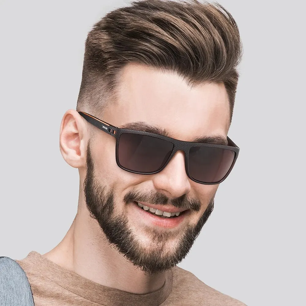 BARCUR Design TR90 Sunglasses Men Polarized Light Weight Sports Sun Glasses Women Eyewear Accessory Oculos UVAB Protection photo 3