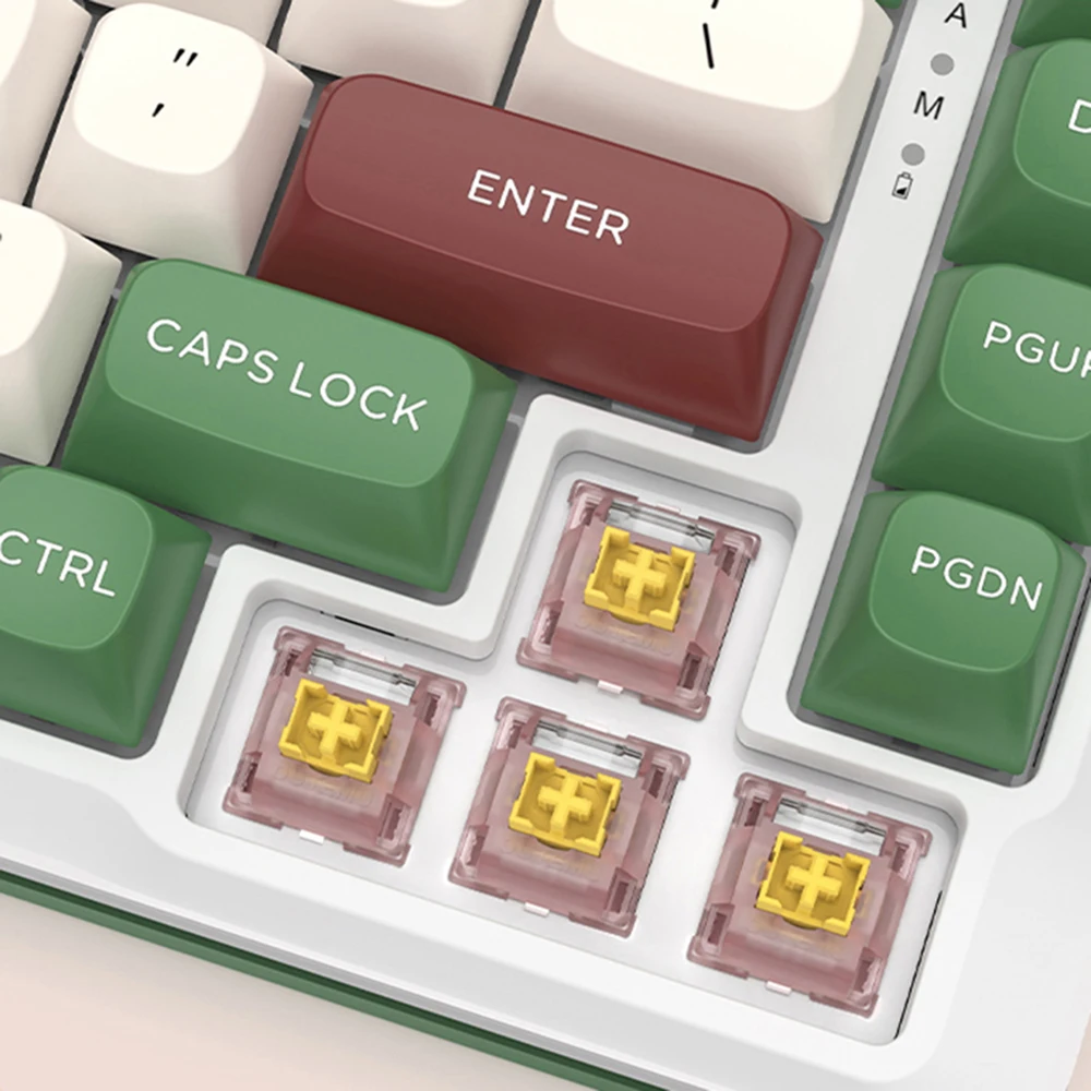 Outemu Silent Switch Peach V3 Switch Mute Lemon Switches Hot swap Quiet Mechanical Keyboard Linear Tactile 5Pin Pre Lubed POM photo 6
