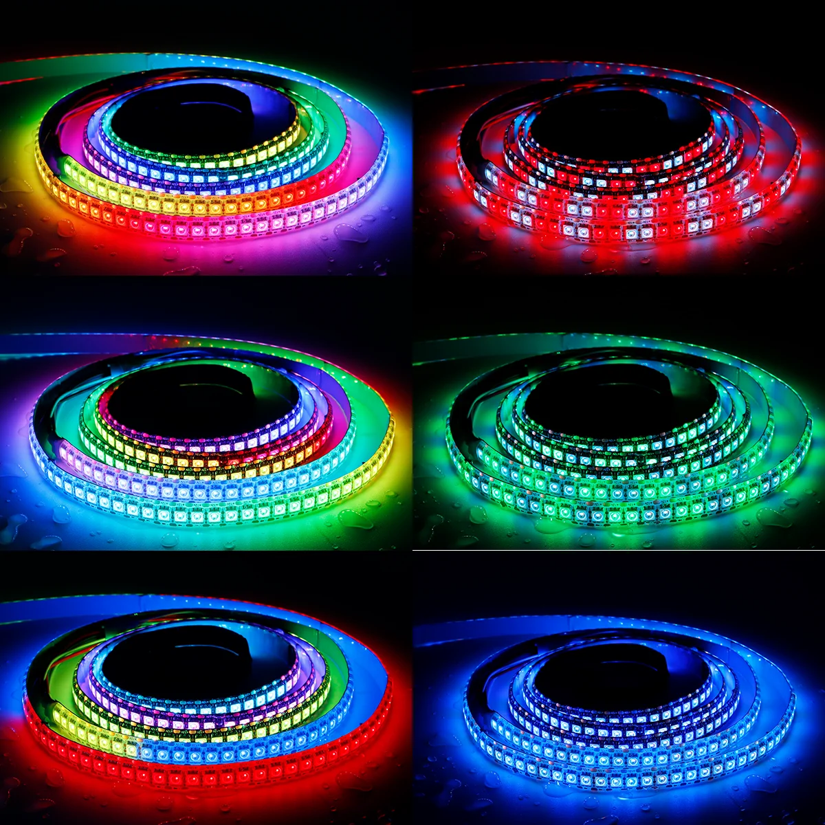 1-5M 144Leds/m WS2812B WS2813 WS2815 Led Strips 5050RGB Programmable Colored Running Flowing Led Strip Lights Led Ribbon DC5-12v photo 6