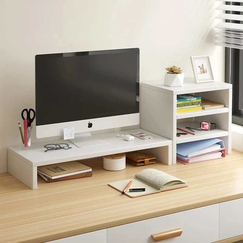 Monitor Riser Stand - Ergonomic Laptop Stand Desk Organizer Keyboard Storage photo 1