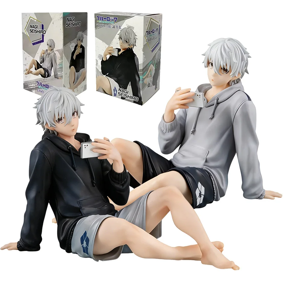 In Stock BLUE LOCK Action Figures Nagi Seishiro Anime Figure Sitting Figurine PVC Collectible Model Kids Doll Toys Gifts photo 6