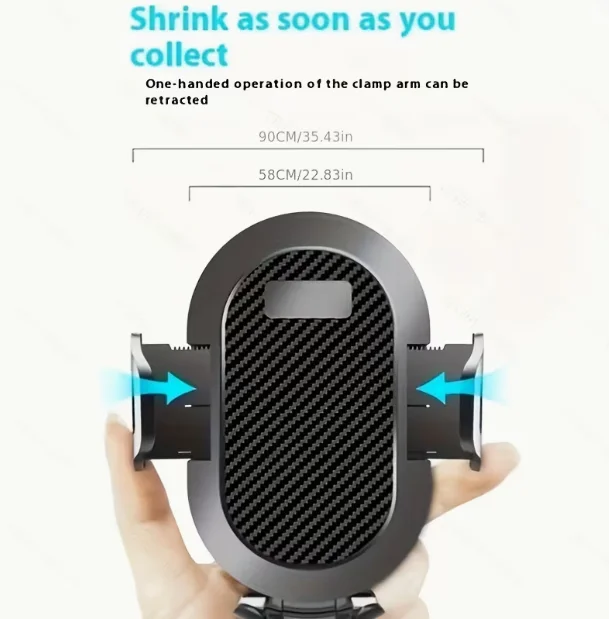 Upgraded Reliable Suction Cup Dashboard Car Phone Mount, Strong Grip Dashboard Mount - 360° Adjustable, Expandable Arm, Compatible With All Smartphones photo 3