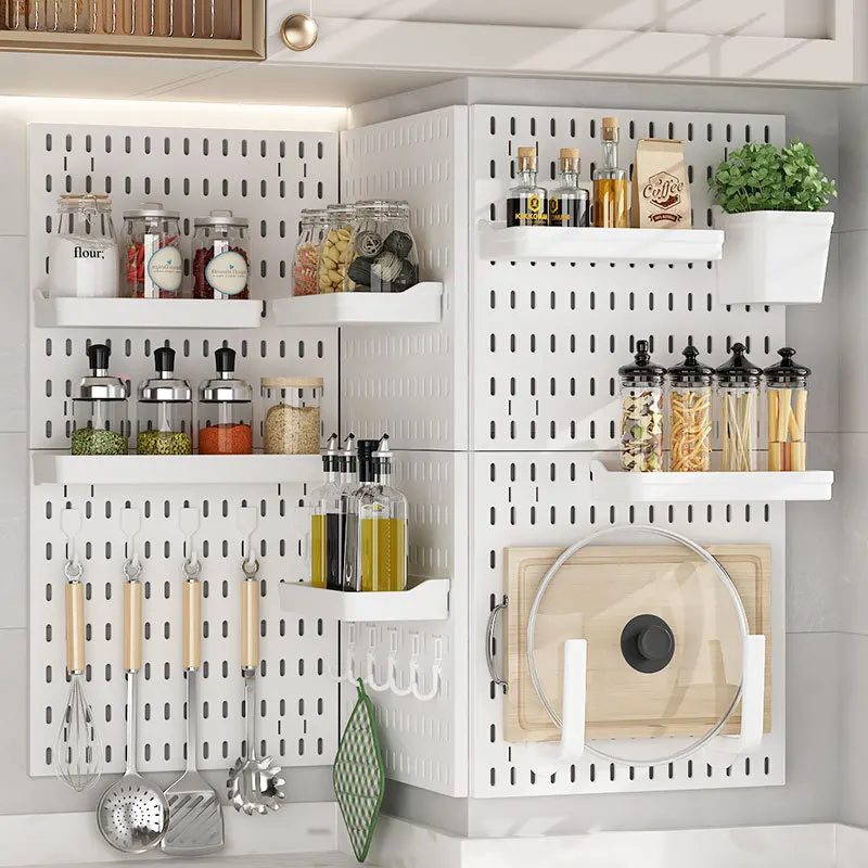 Pegboard combination desktop storage kit,vertical and clip-type pegboard display panels,suitable for home office storage photo 2