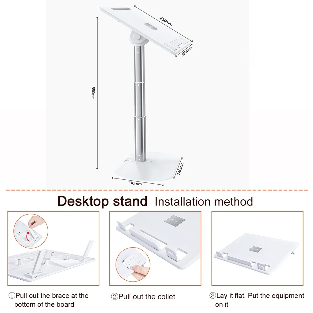 OATSBASF Foldable Laptop Stand For Macbook Air Pro Xiaomi Tablet PC Portable Cooling Bracket Notebook Stand Laptop Accessories photo 4