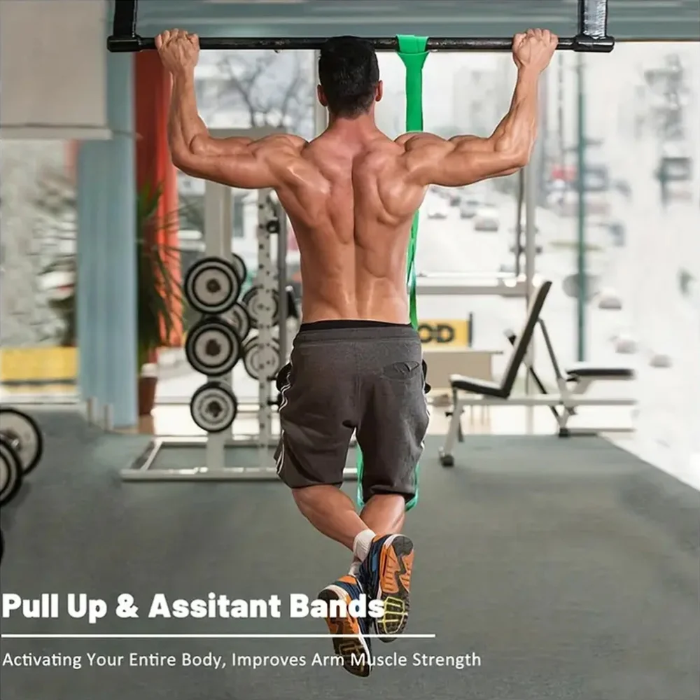 resistance Bands, Stackable TPE Resistance Bands for Strength Training, Fitness, Workout, Stretching, Home Gym and More photo 6