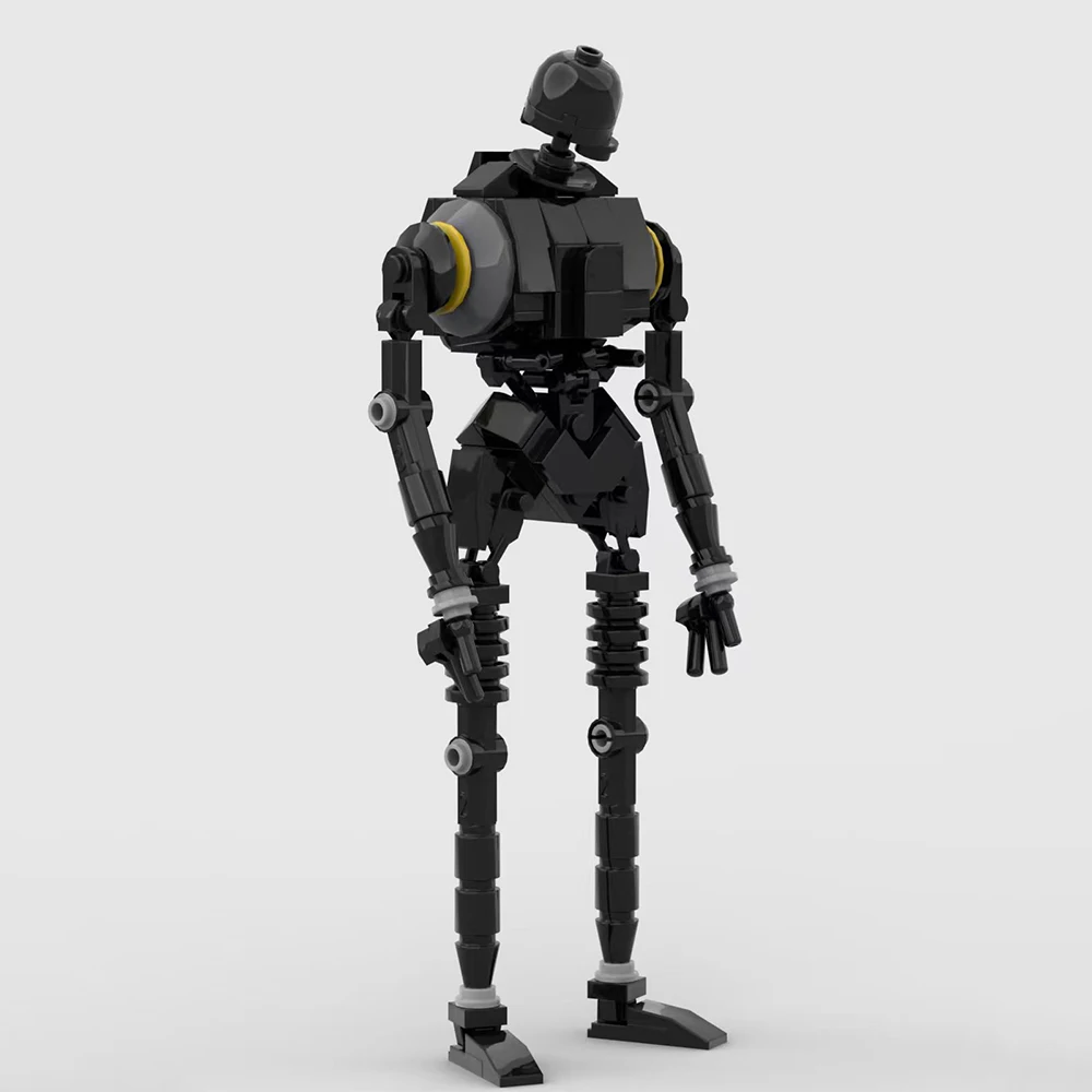 Sci-Fi Combat Droid Model Kit, MOC Building Robot Figure, Detailed Collectible Display Set photo 6