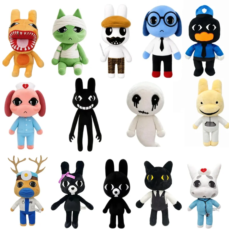 Animal Hospital Plush Toy Horror Game Animal Hospital Anomaly Cat Dog Penguin Bunny Animal Hospital Accessories Birthday Gifts photo 1