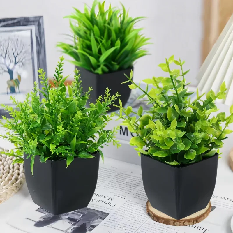 1pc Artificial Green Plants, Home Greening, Outdoor Gardens, Office Decoration, Birthday, Wedding and Party Scene Decorations photo 5