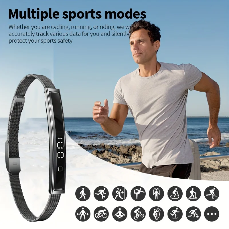 2026 Women Smart Bracelet With Heart Rate Monitor Activity Fitness Tracker Sports Wristband Waterproof Smart Watch Men Smartband photo 5