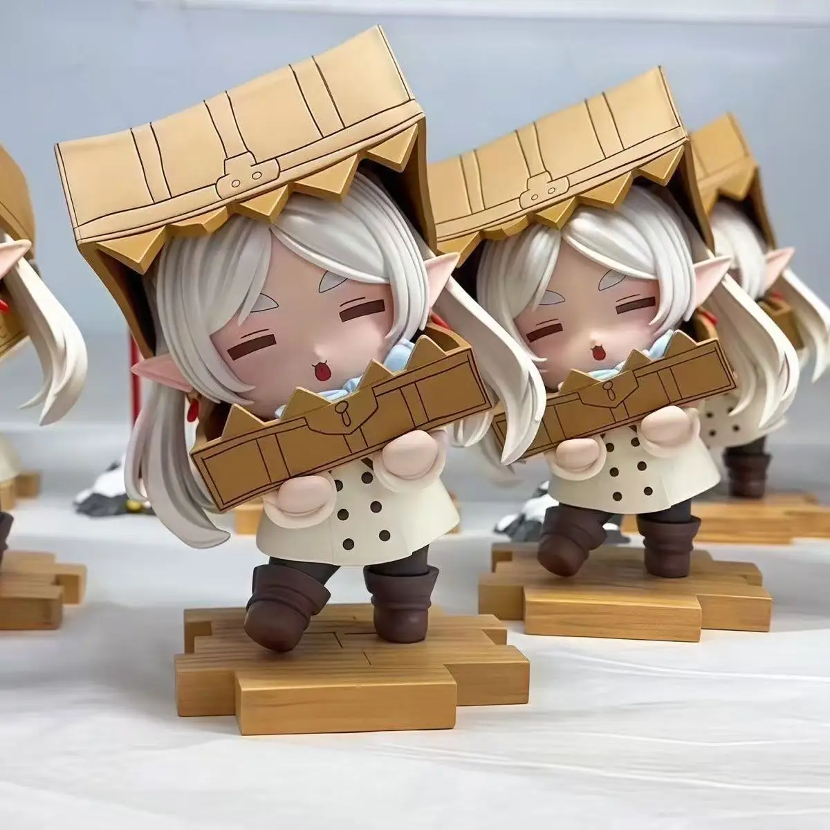 Frieren Beyond Journey's End Q Version Carton Head Frieren Figure Full Painting Spraying Anime Collection Model photo 6