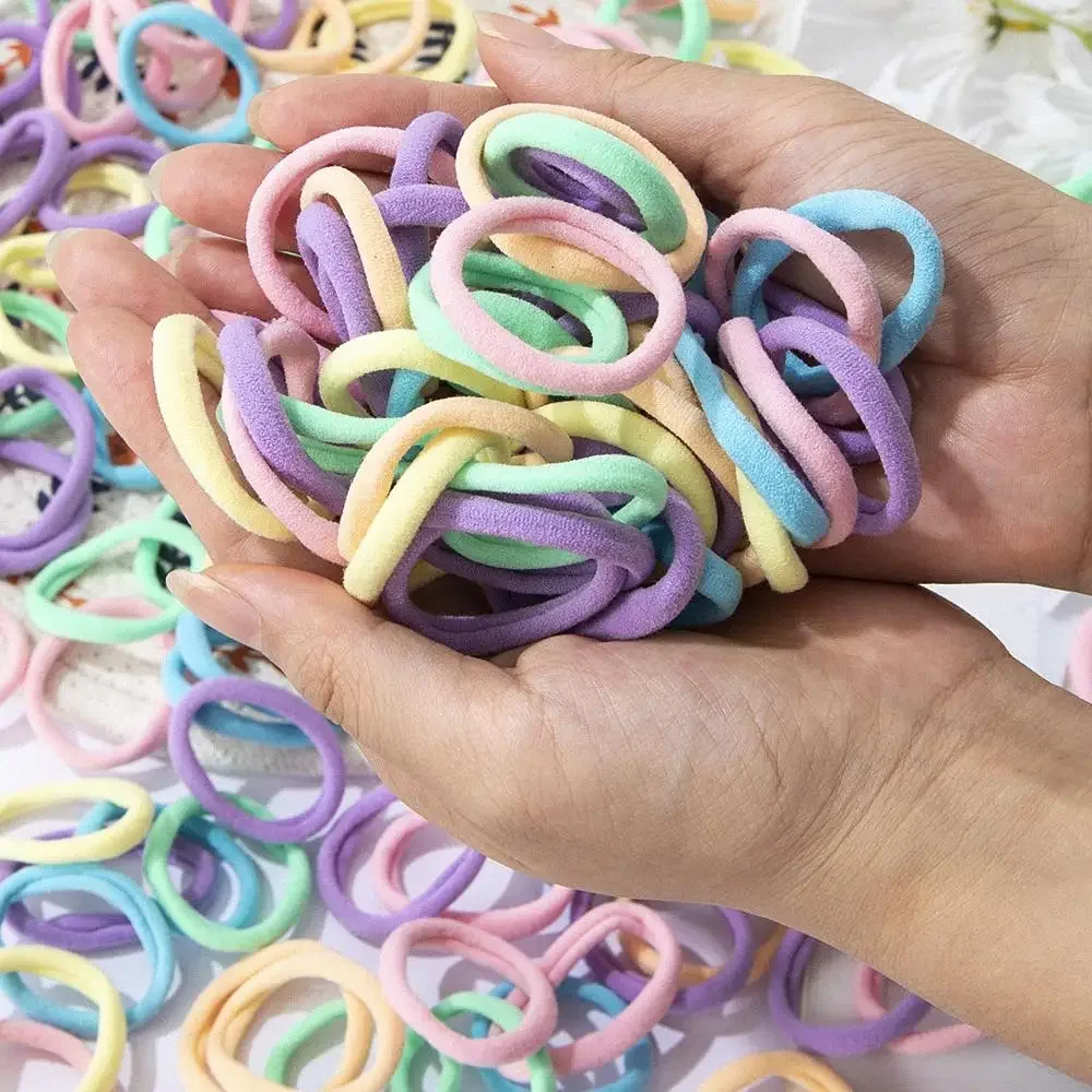 30-200 pieces of women's hair accessories, basic headband, headband tie, ponytail holder, simple and fashionable nylon photo 6