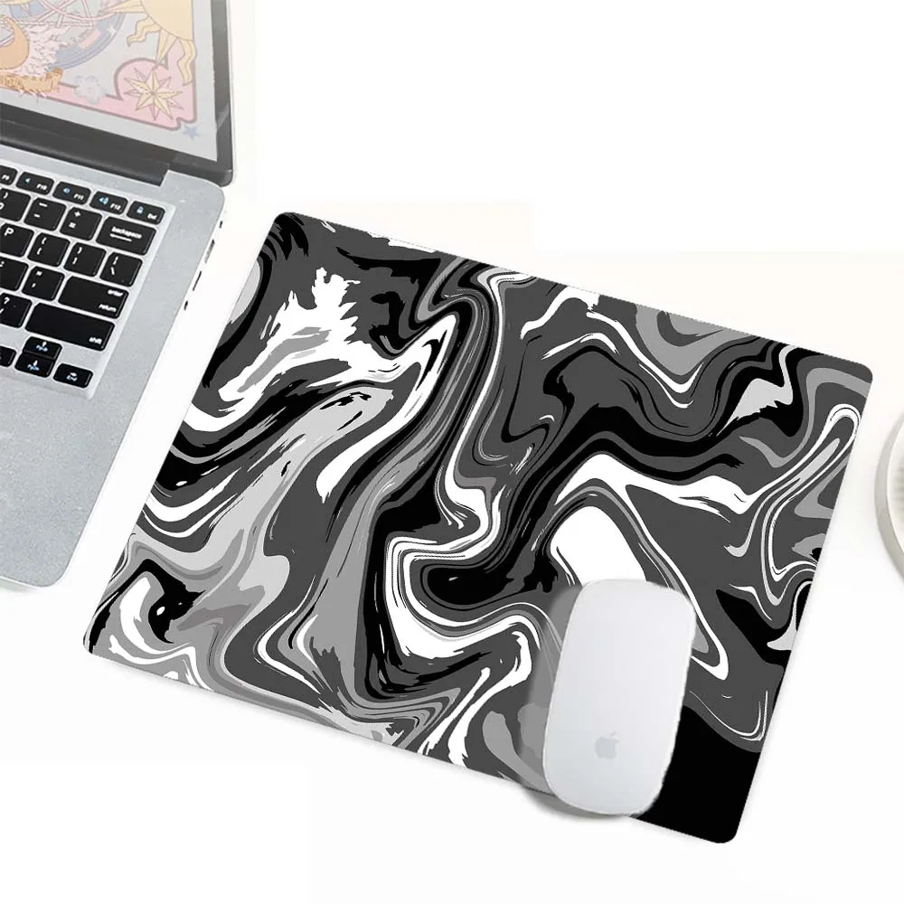 Strata Liquid Mouse Pad Computer Laptop Anime Keyboard Mouse Mat Mousepad Keyboards Gamers Decoracion Desk Mat photo 4