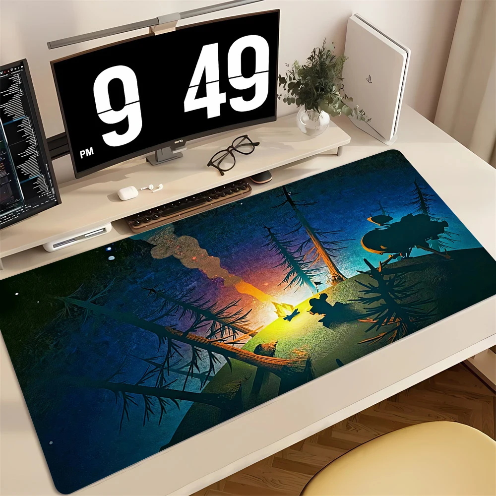 Anime Keyboard Pad Outer Wilds Mouse Pad PC Laptop Anti-slip Rubber Desk Mat Computer Gaming Accessories Mousepad XXL Carpet photo 5