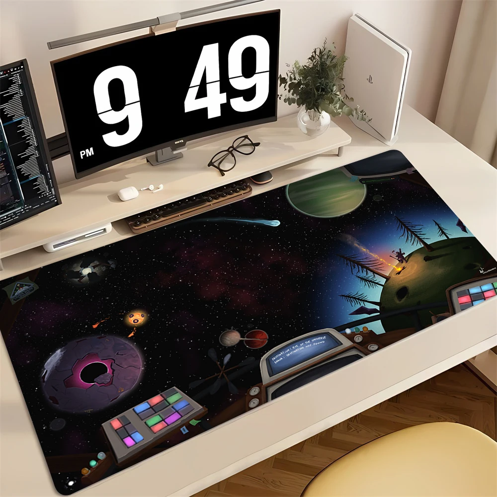 Anime Keyboard Pad Outer Wilds Mouse Pad PC Laptop Anti-slip Rubber Desk Mat Computer Gaming Accessories Mousepad XXL Carpet photo 3