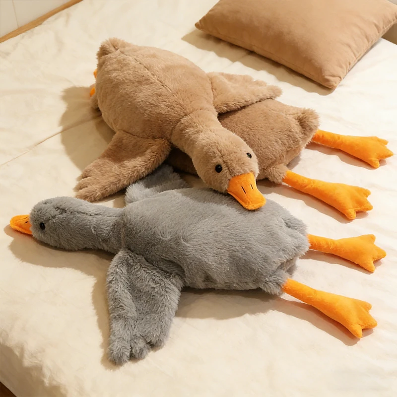50cm Goose Plush Toy Soft Stuffed Pillow Cats Dogs Relax Pet Companion Anxiety-Relieving Dog Buddy Energy Release Gift for Pets photo 7