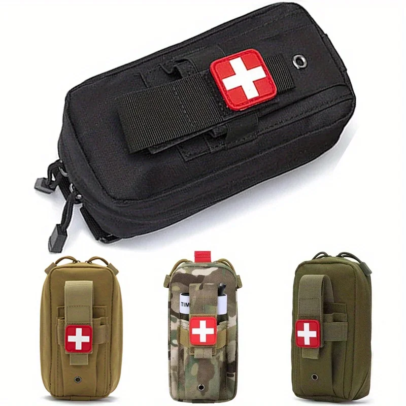 Tactical First Aid Kit Tourniquet Medical Rescue Molle Pouch Survival Gear for Camping Hiking Emergency Preparedness photo 3