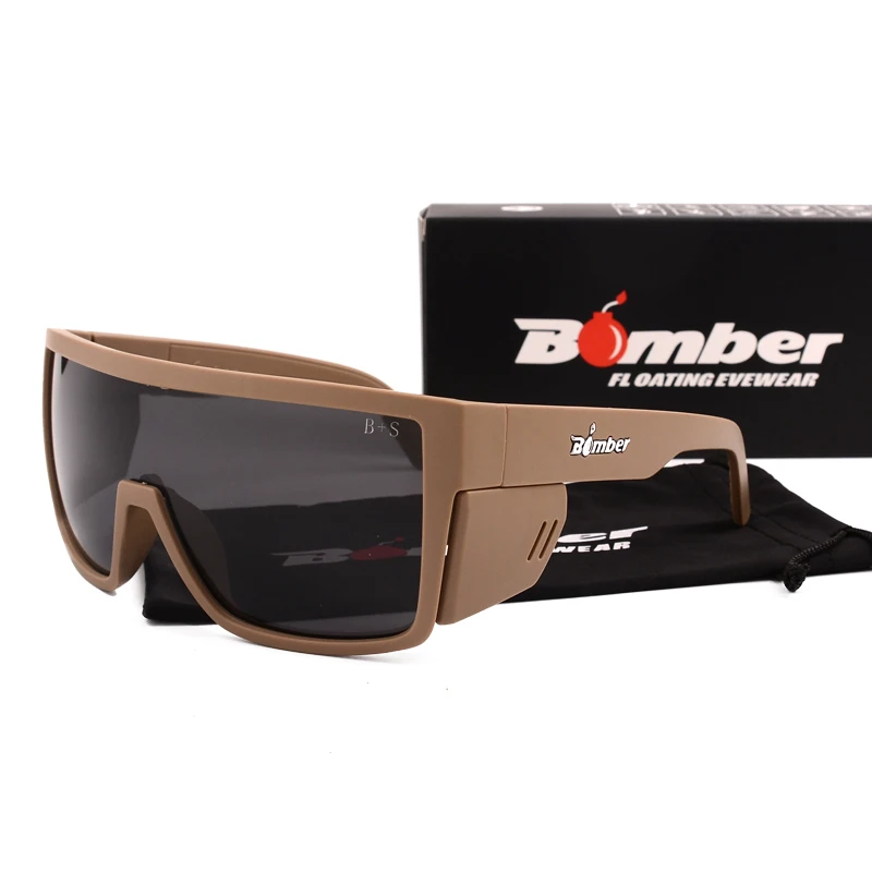 BOMBER brand Cycling polarized sunglasses women men Protection UV Polarized Sport BO01 photo 4