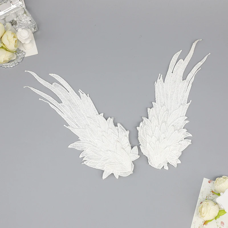 Black Devil Wings Cosplay Accessories Lolita Anime Angel Wing Feather Embroidery Headdress Halloween Party Costumes Hair Props photo 6