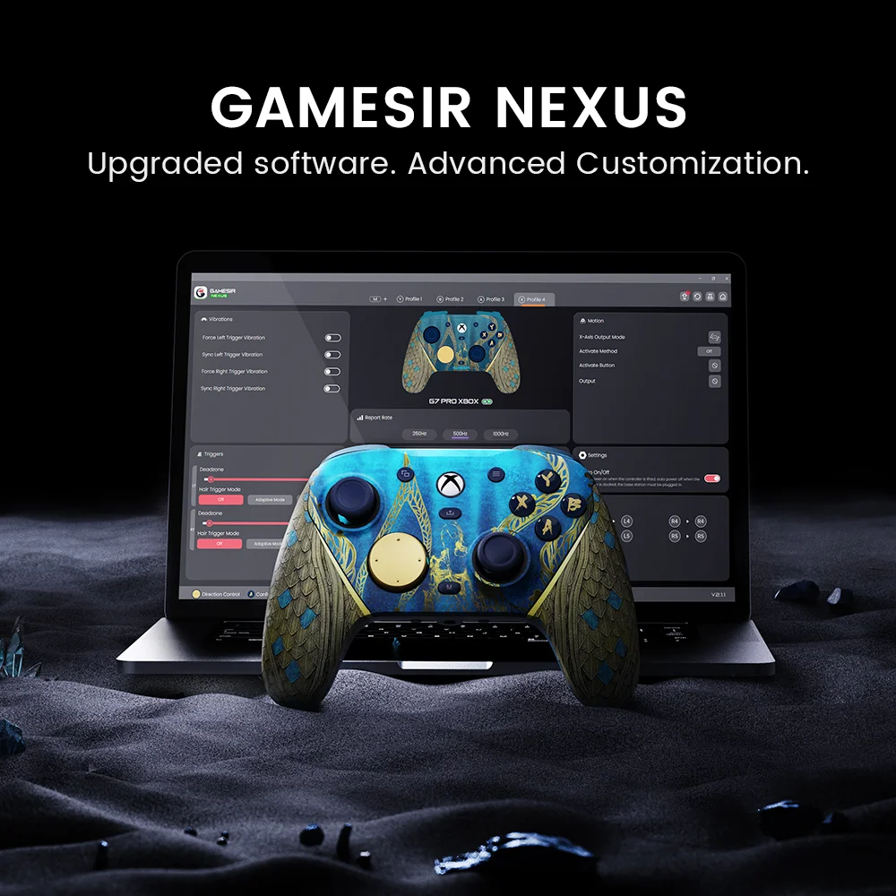 GameSir G7 Pro Wuchang Wireless Xbox Game Controller – Charging Dock, TMR Joytick, Hall Effect Trigger, Swappable Faceplate photo 5
