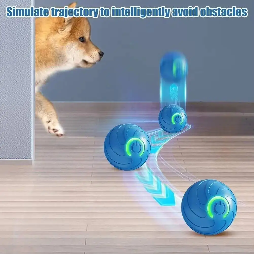 Smart Dog Toys Ball Electronic Interactive Pet Toy Moving Ball USB Automatic Moving Bouncing for Puppy Birthday gift Cat Product photo 2