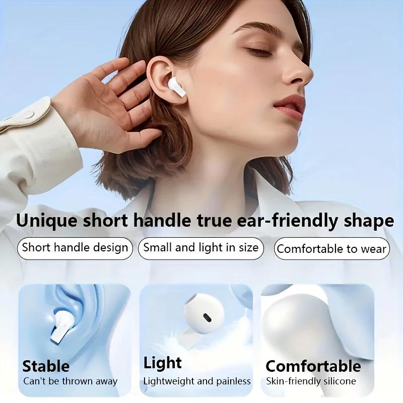 Lenovo Pro 5s Headphones Mini Portable Wireless Bluetooth Earphones Noise Reduction and Long Battery Life With Mic 2026 photo 5