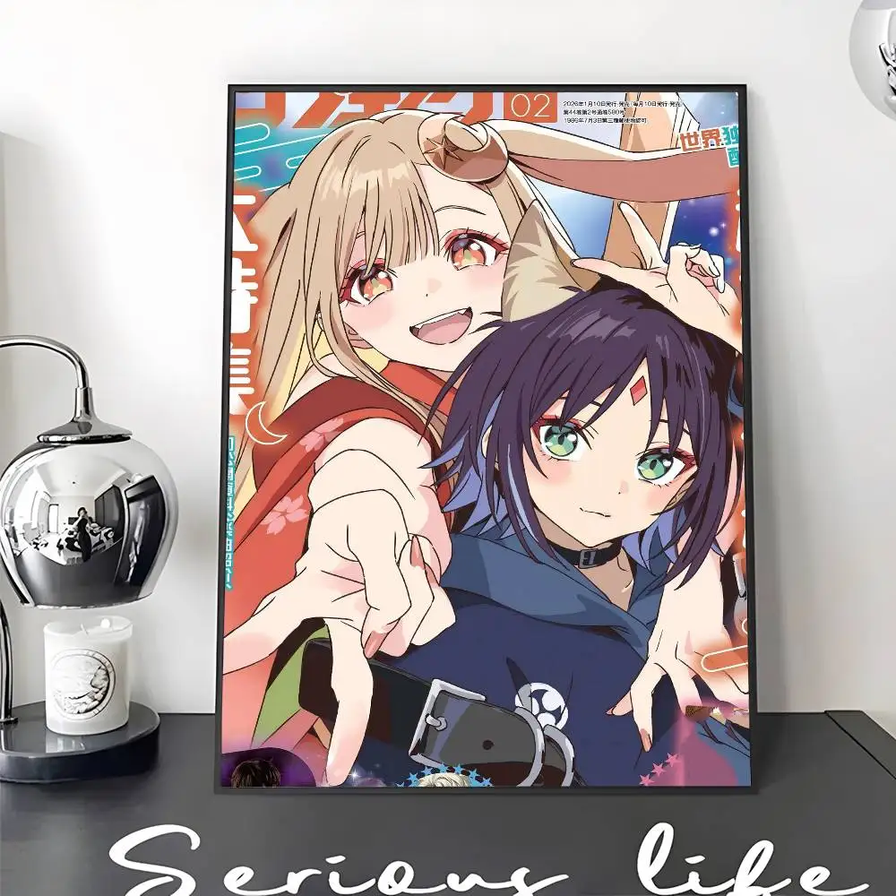 Hot Anime C-Cosmic Princess Kaguya Classic Vintage Posters Decoracion Painting Wall Art White Kraft Paper Kawaii Room Decor photo 2