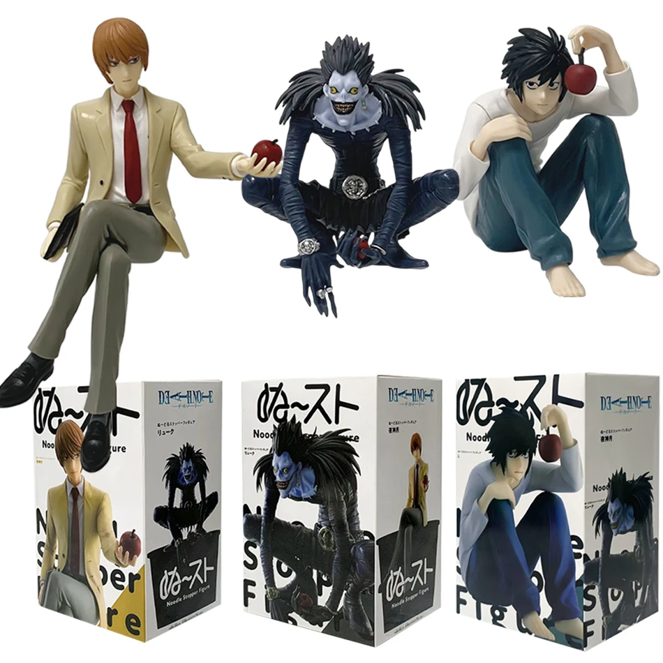 16CM Anime DEATH NOTE RYagami Light Noodle Stopper Figure Model Desktop Decorate Hobbies Collectible Christmas And Birthday Gift photo 1