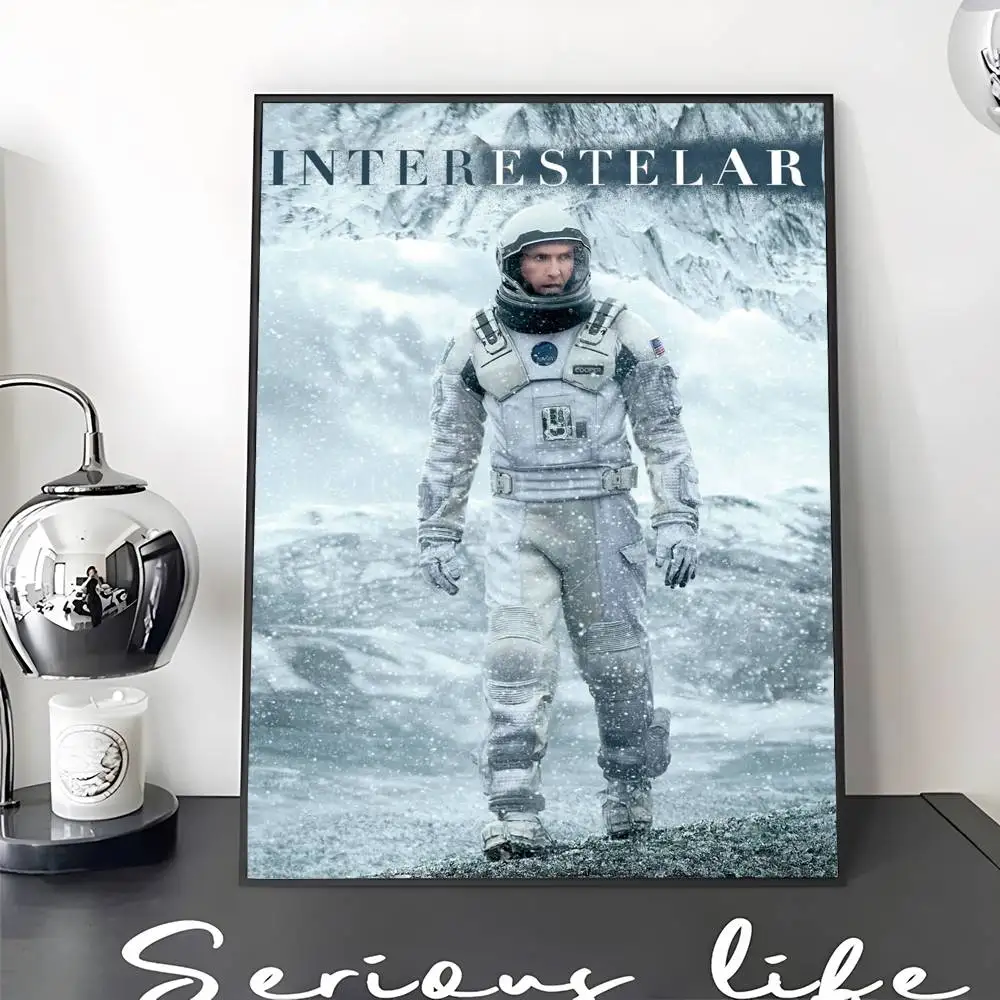 Interstellar Movie Anime Posters Sticky HD Quality Wall Art Retro Posters For Home Kawaii Room Decor photo 4