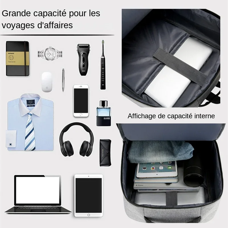 Waterproof Business Backpack Men USB School Backpacks 15.6 Inch Laptop Backpack Large Capacity Bagpacks for Men Back Pack Bags photo 4
