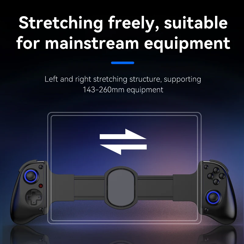 D11 Stretchable Game Controller Hall Trigger Supports Android Phone/Switch/PC/iOS/ Streaming Controller photo 4