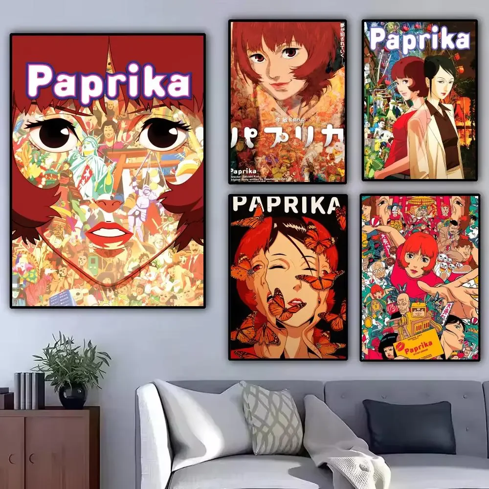 Famous Anime P-Paprika Painting Calligraphy Modern Canvas Poster Wall Art Aesthetic Bedroom Decor for Cafe Home Gift photo 2