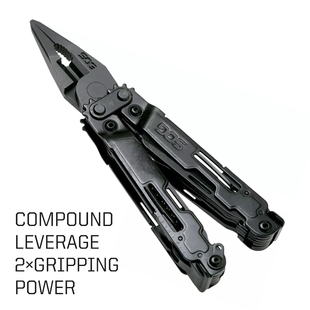 SOG PowerAccess Deluxe 21 in 1 Professional Multitool Pliers W/ Sheath, Knife, Portable EDC Tools Kit, Survival Camping Supplies photo 3