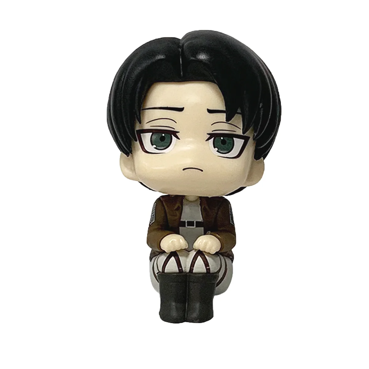 Attack on Titan Eren Jaeger Levi Ackerman Lookup Series Anime Action Figure Model Statue Desktop Ornament Collectible Small Gift Halloween Christmas Valentine's Day Gift Decoration photo 4