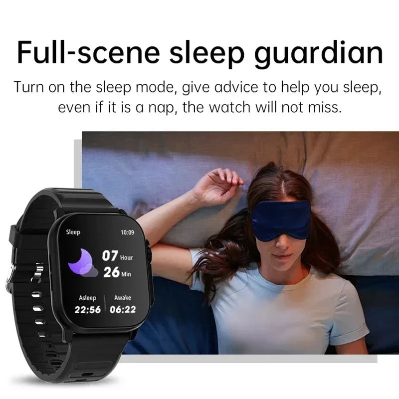 2026 New Men Smart Watch 2.01 Inch HD Screen Bluetooth Call Health Fitness Tracker Multi Sport Mode Smartwatch For Android IOS photo 6