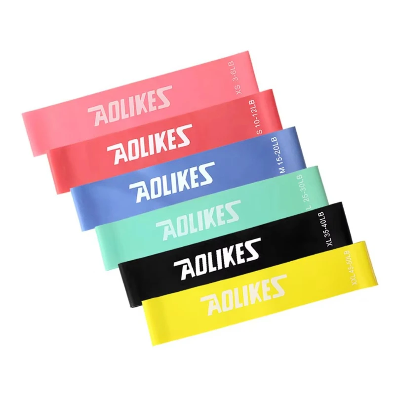 Colorful Tension Belt Elastic Belt Yoga Fitness Tension Ring Plastic Leg Core Sports Gym Home Exercise Ring Resistance Belt Suit photo 2