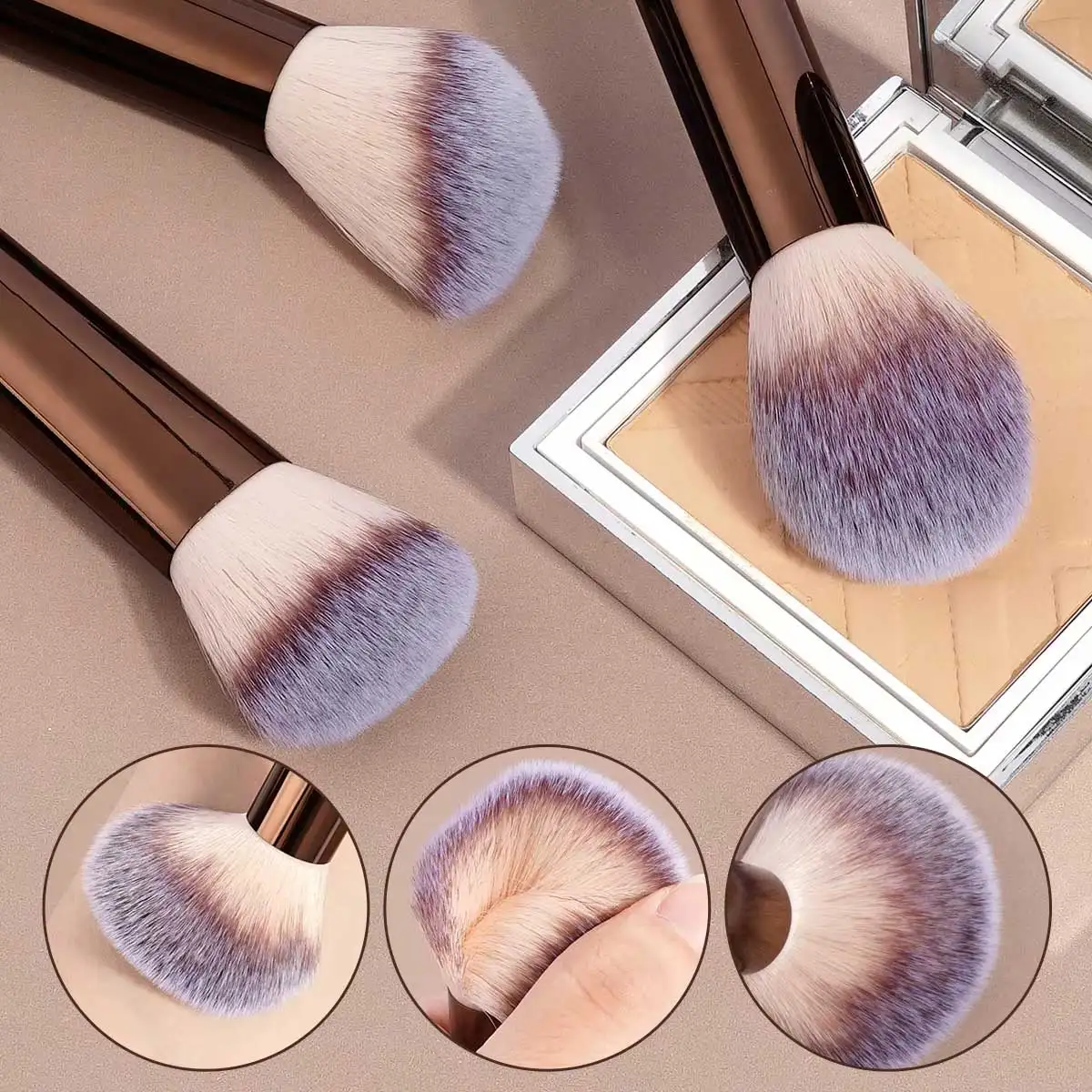 13PCS Makeup Brush Set Foundation Concealer Powder Eyeshadow Blush Brush Kabuki Blending Cosmetic Beauty Tool for Face photo 5
