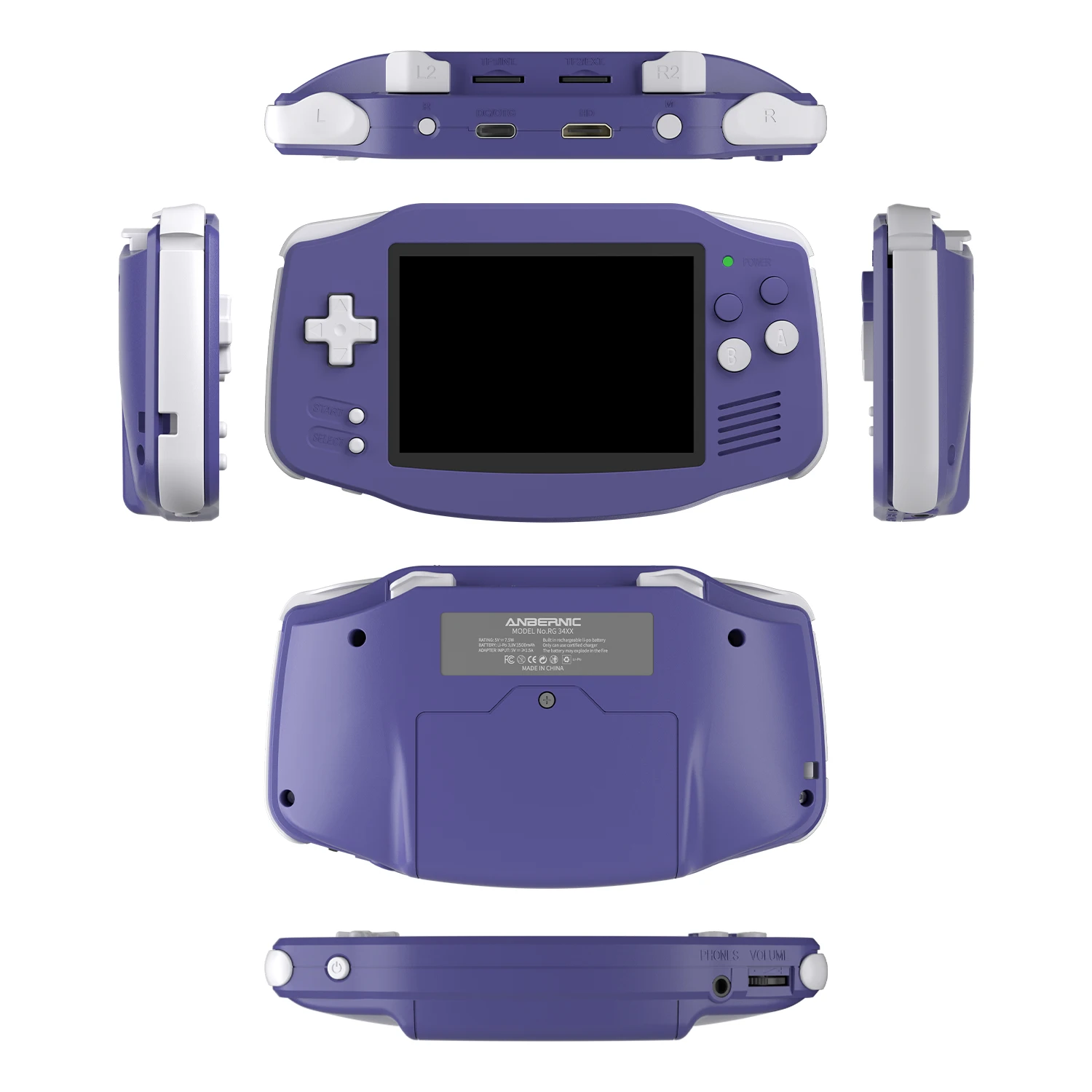 ANBERNIC RG34XX Retro Handheld Game Console 3.4''IPS Screen Linux System HDMI Output Classic Remake Game Player Sentimental Gift photo 7