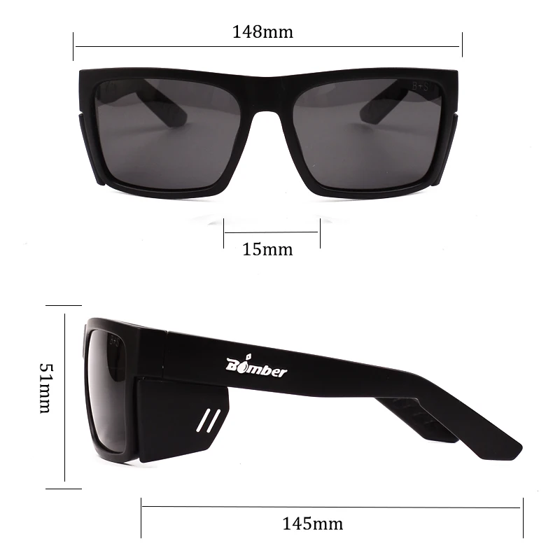 BOMBER brand Cycling polarized sunglasses women men Protection UV Polarized Sport  BO02 photo 6