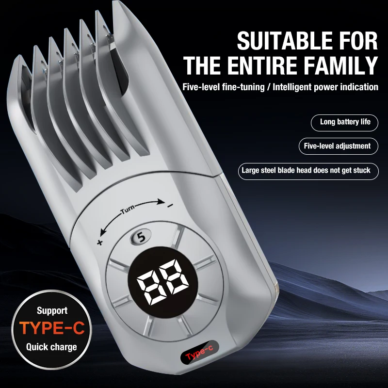 Hair Clipper, Electric Push Clipper, Household, Children's, Adult Style, Electric Push, Electric Shaver Hair Salon photo 1