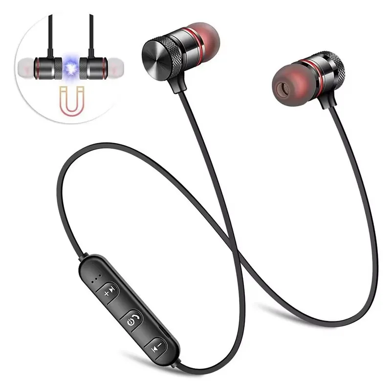 XT11 Bluetooth 4.2 Wireless Earphone Sports Headset Waterproof Earbuds Neckband Magnetic Headphone With Mic For Samrtphones photo 4