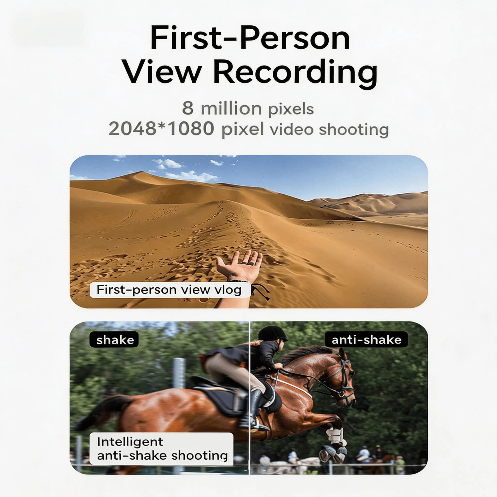 4K Camera Glasses with AI Smart Features That Support Real-Time Translation And Object Recognition, Open-Ear Audio, Ultra-Light Design, And Up to 8 Hours of Battery Life for Outdoor Cycling, Work, Travel photo 5
