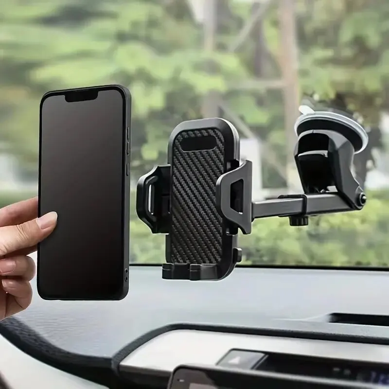 Sucker Car Phone Holder Mount Stand Suction Cup Smartphone Mobile Cell Support in Car Bracket For iPhone Xiaomi Huawei Samsung photo 3