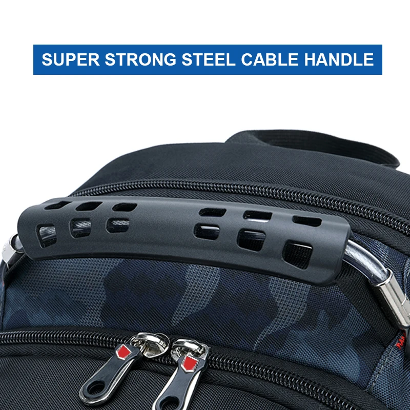 Brand Waterproof Men's Backpack Anti-theft 17 Inch Laptop Backpacks Business Airplane Travel Backpack School Bag Male Mochila photo 5