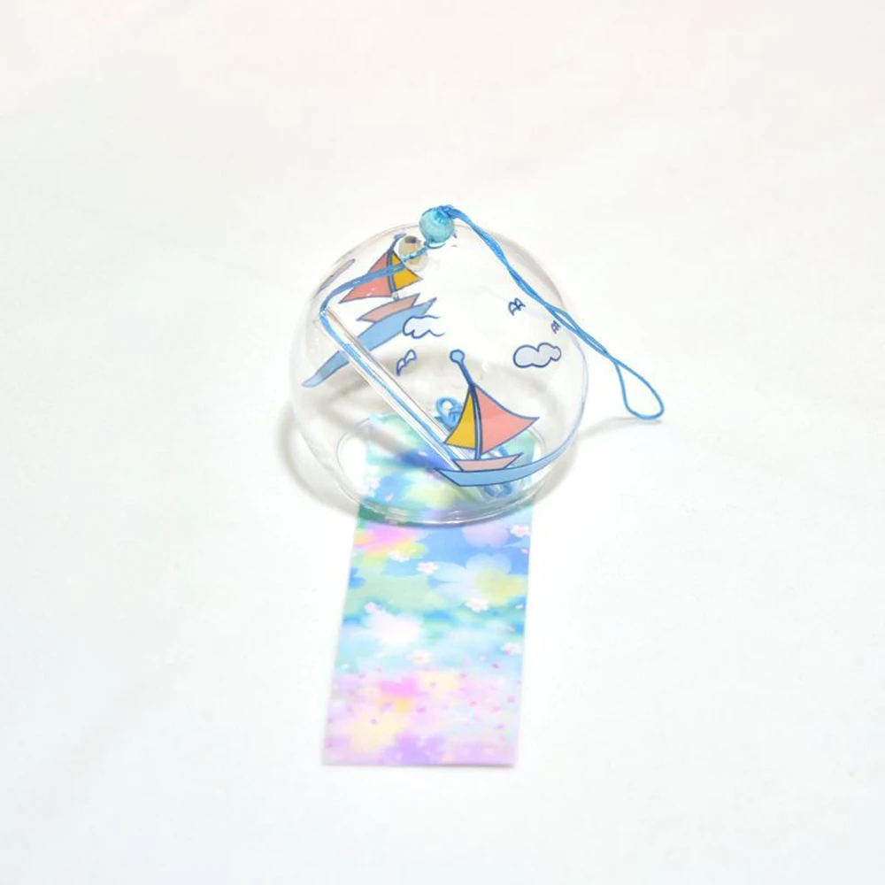 Wind Bell Japan Wind Chimes Handmade Glass Furin Spa Kitchen Office Garden Decor japanese room decor For Home Decoration Party photo 6