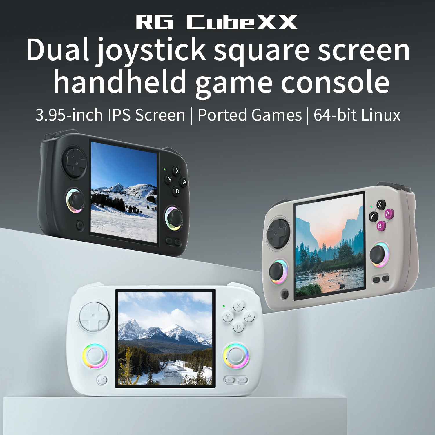 ANBERNIC RG CubeXX & RG40XX H & RG35XX H Retro Handheld Game Console H700 Linux  64-bit 5000 Video Games Supports WIFI Bluetooth photo 2