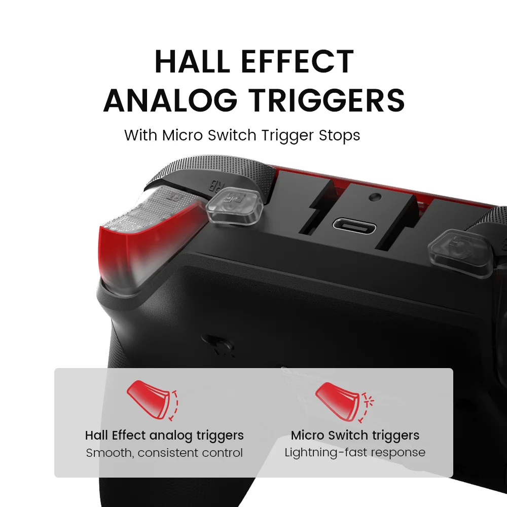 GameSir G7 Pro Xbox Series X|S Controller with TMR Sticks, Hall Effect Triggers, Magnetic Faceplates, Gyro, Smart Charging Dock photo 4