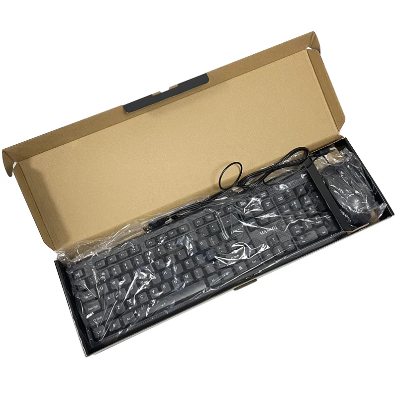 MANMU Office Wired Keyboard Gaming High Quality Keyboard And Mouse Set Keyboard Gaming Setup photo 5