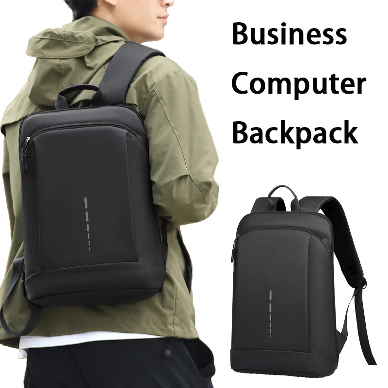 Men's Waterproof Backpack Ultra-Lightweight Men's Backpack Stylish Men's Backpack 15.6-inch Laptop Backpack photo 1