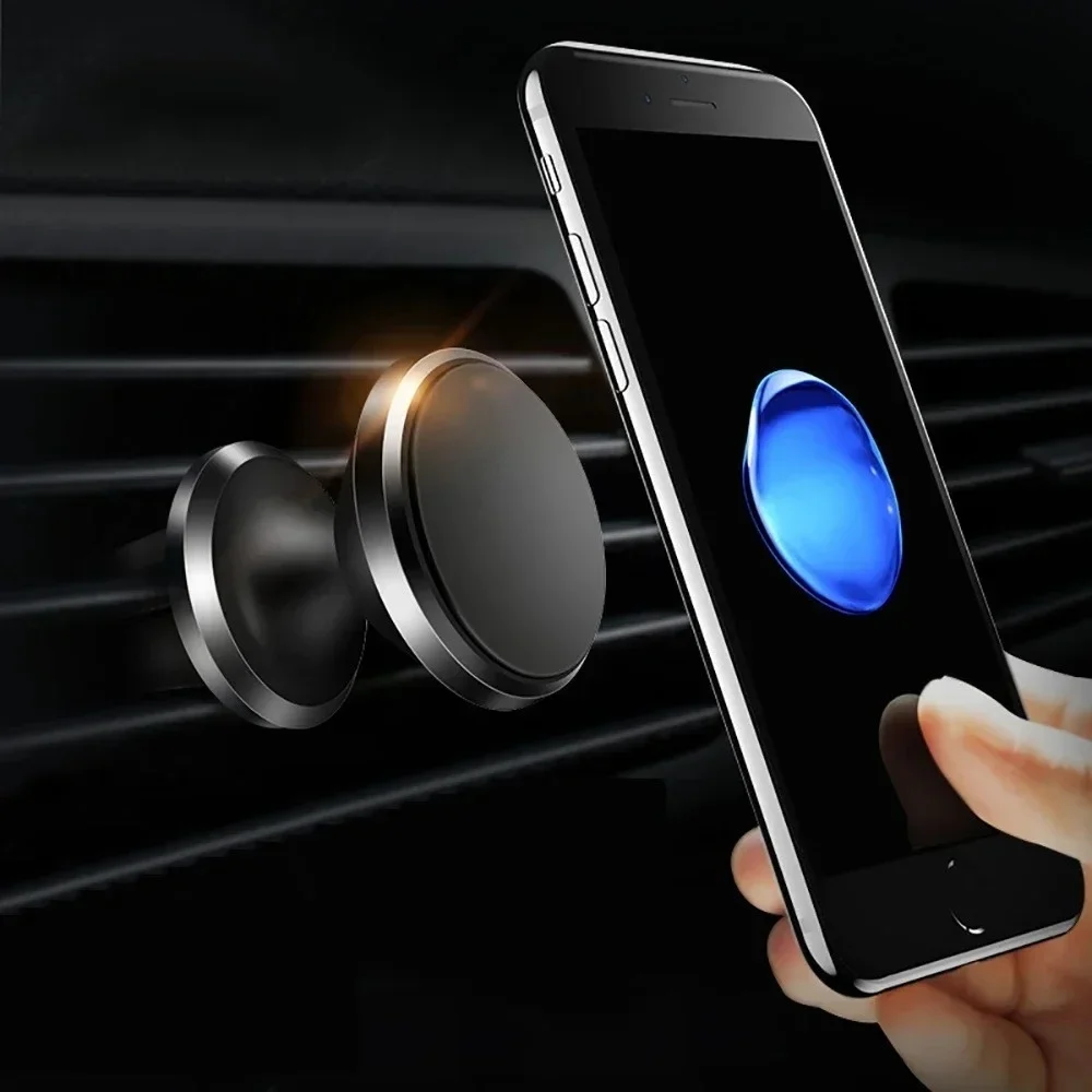 Magnetic Phone Holder Car Mount With Car Air Vent Clip Cellphone Mount Phone Bracket 360 Degree Adjustable Smart Phone Universal photo 2